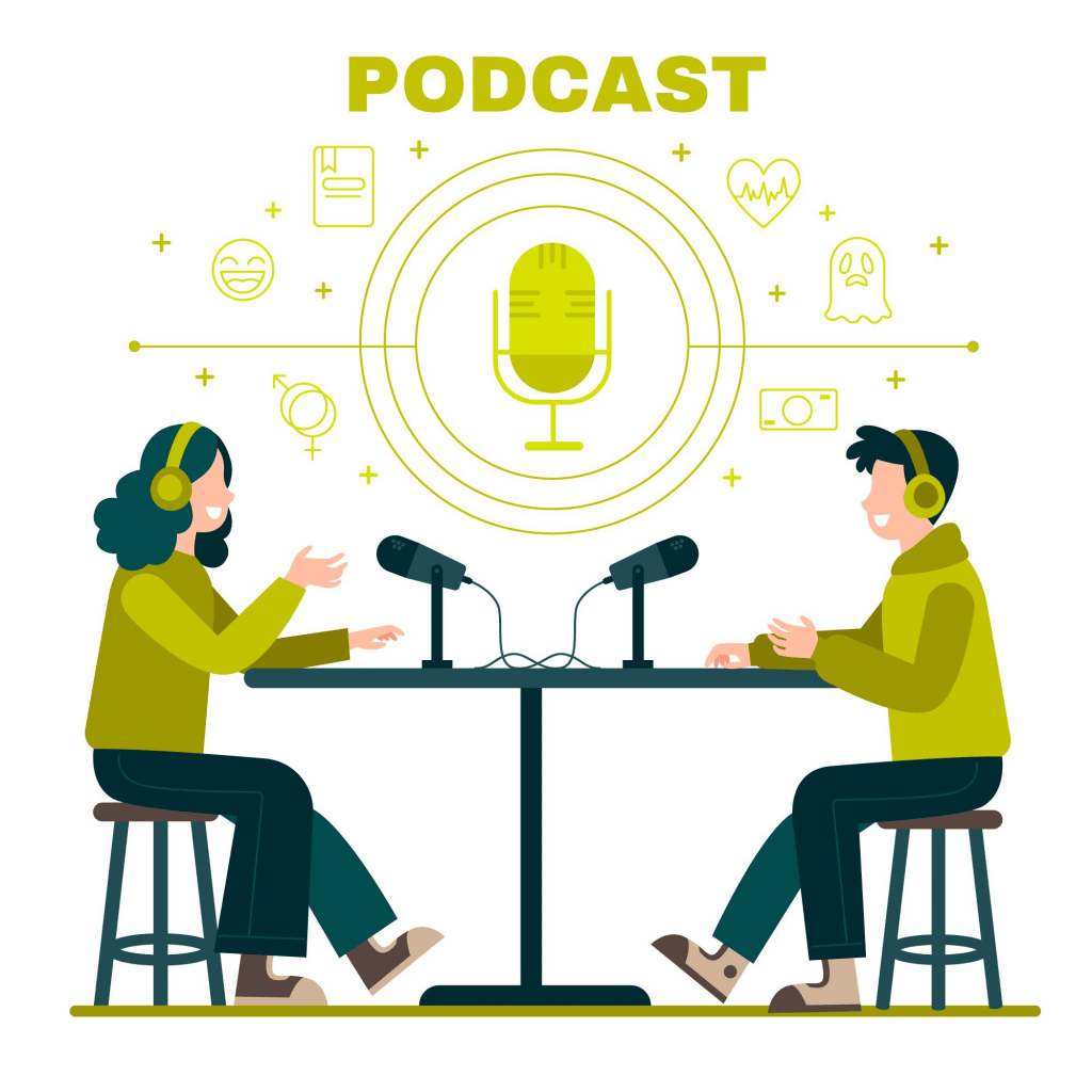 creating a podcast episode with other person
