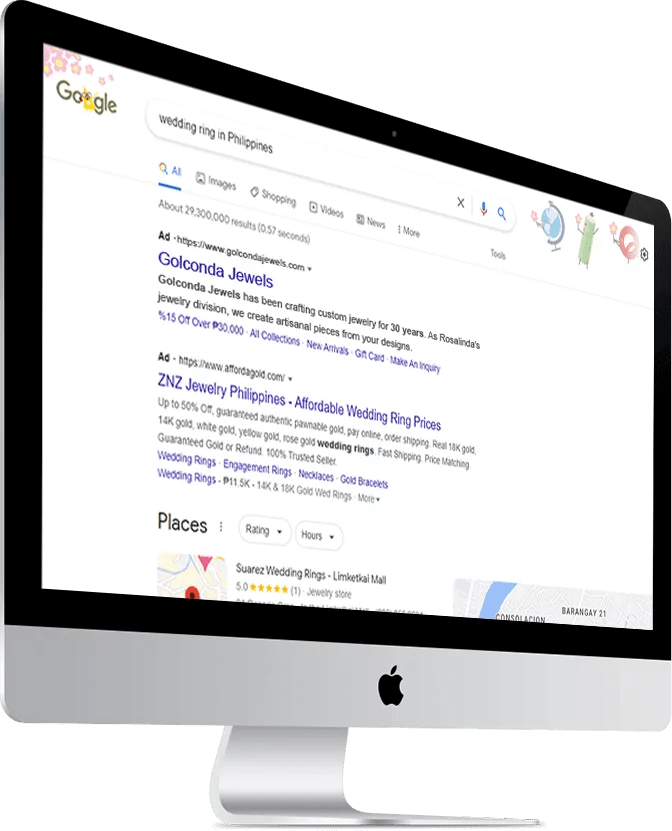 Paid Ads on Google Search Results
